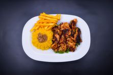 نص دجاج شيش