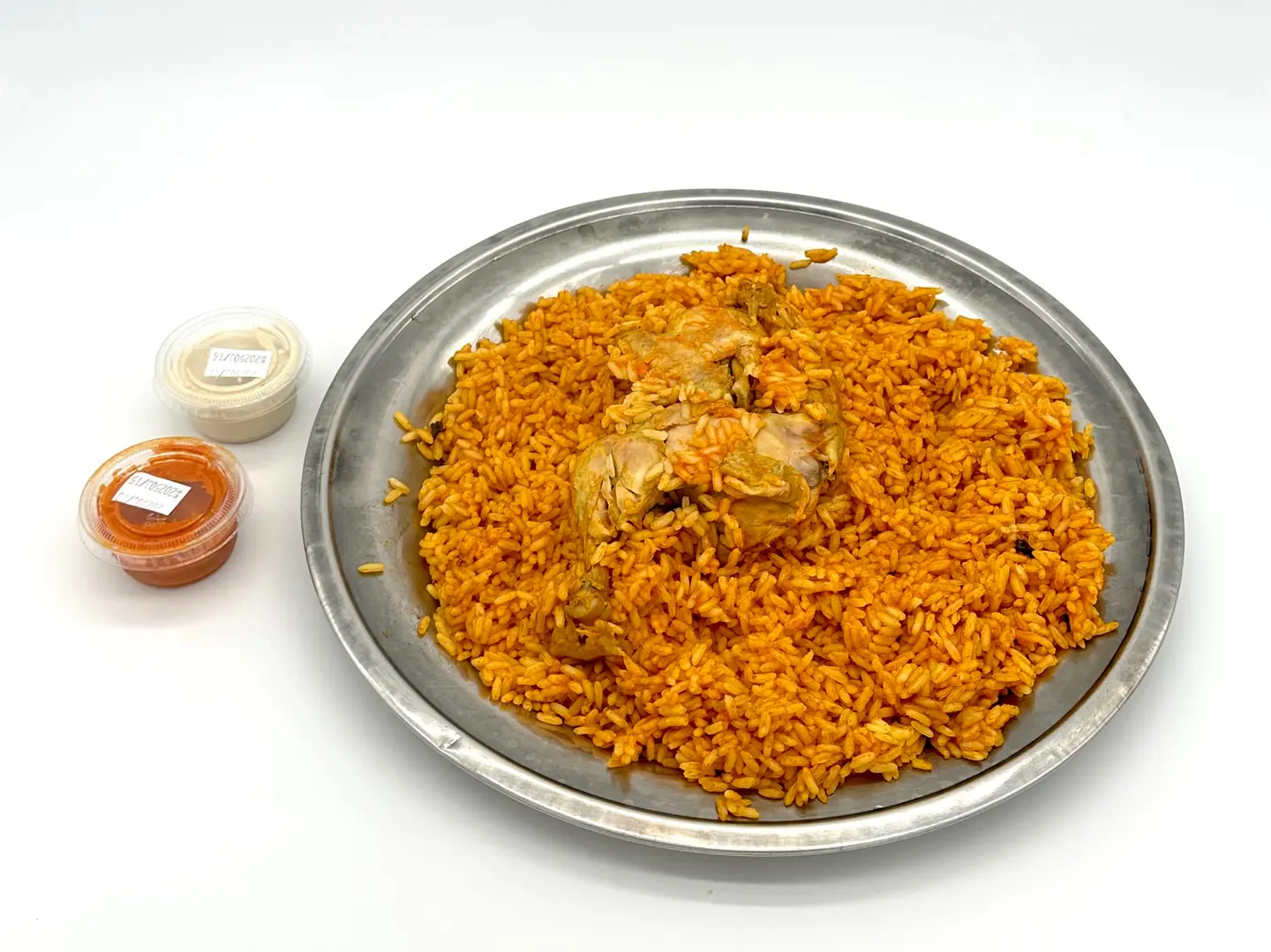 نصف حبة دجاج مضغوط