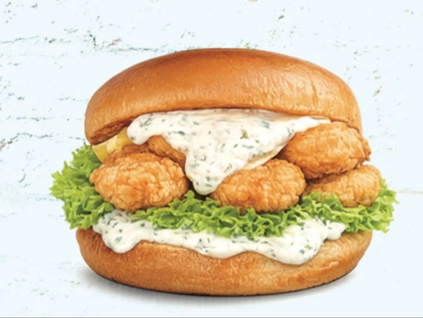 One Shrimp Burger With Fries