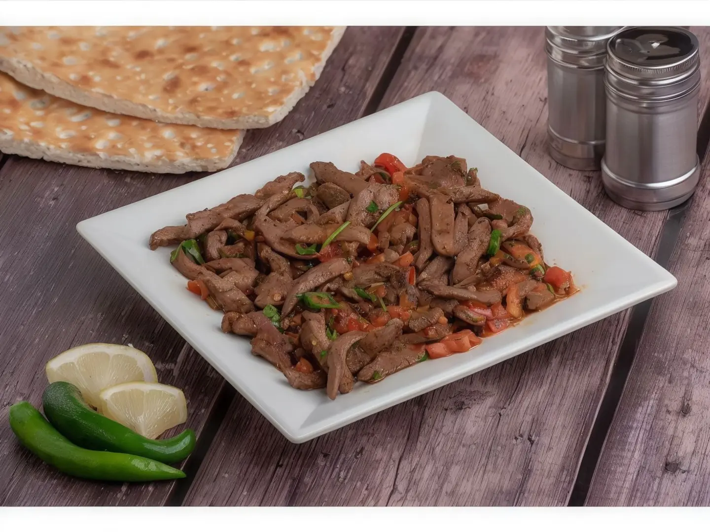 Small Fresh Liver Plate