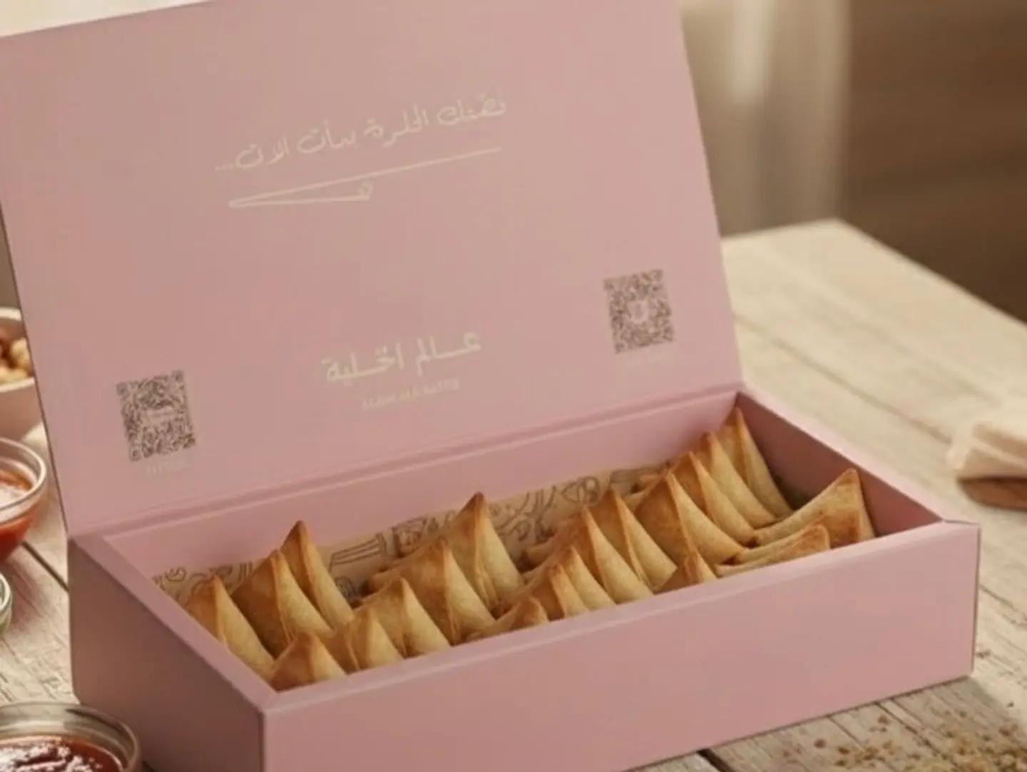 سمبوسه جبن وسط