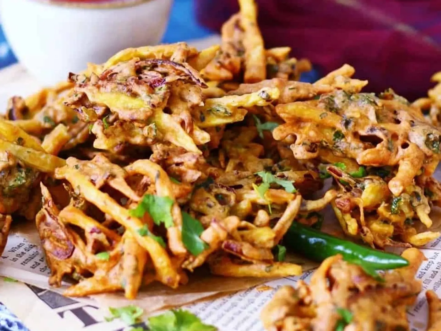 وجبات خفيفة مقلية