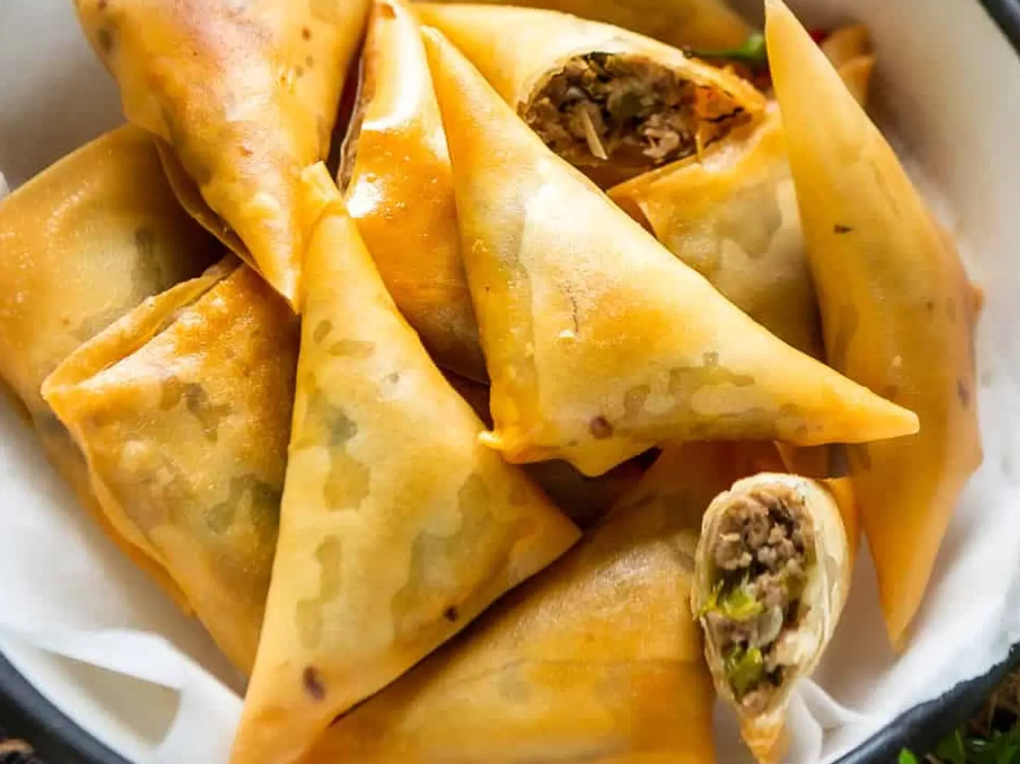 سمبوسة الدجاج