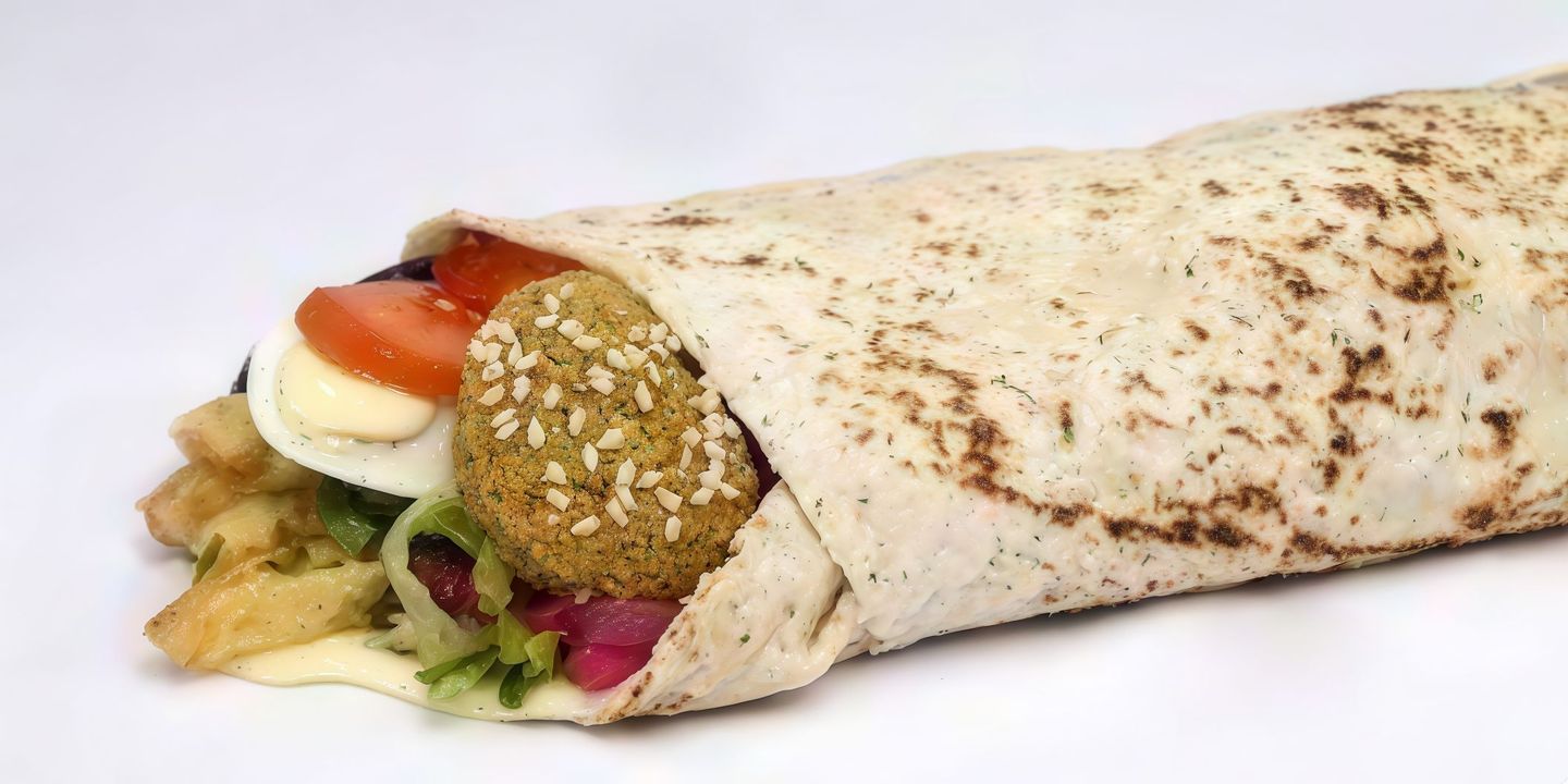 Mixed Falafel, Eggs And Cheese