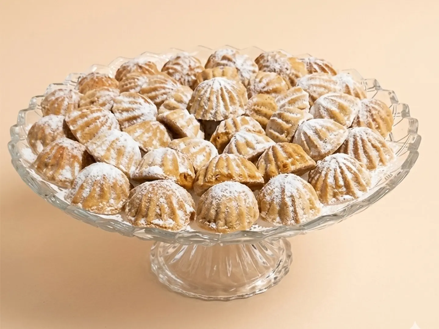 صينية أنيقة معمول بالحليب المحموس