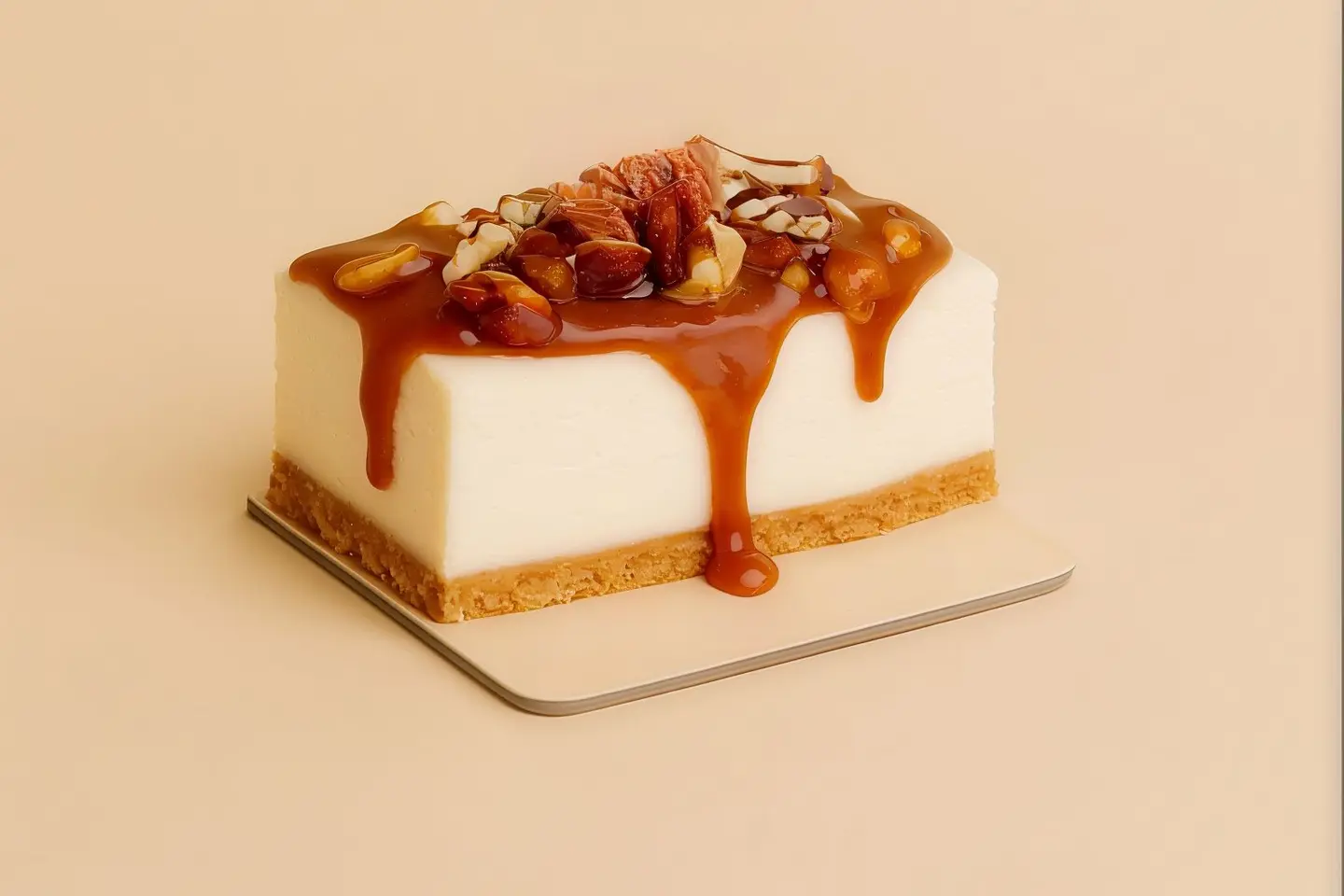 قطعة تشيز كيك كراميلا