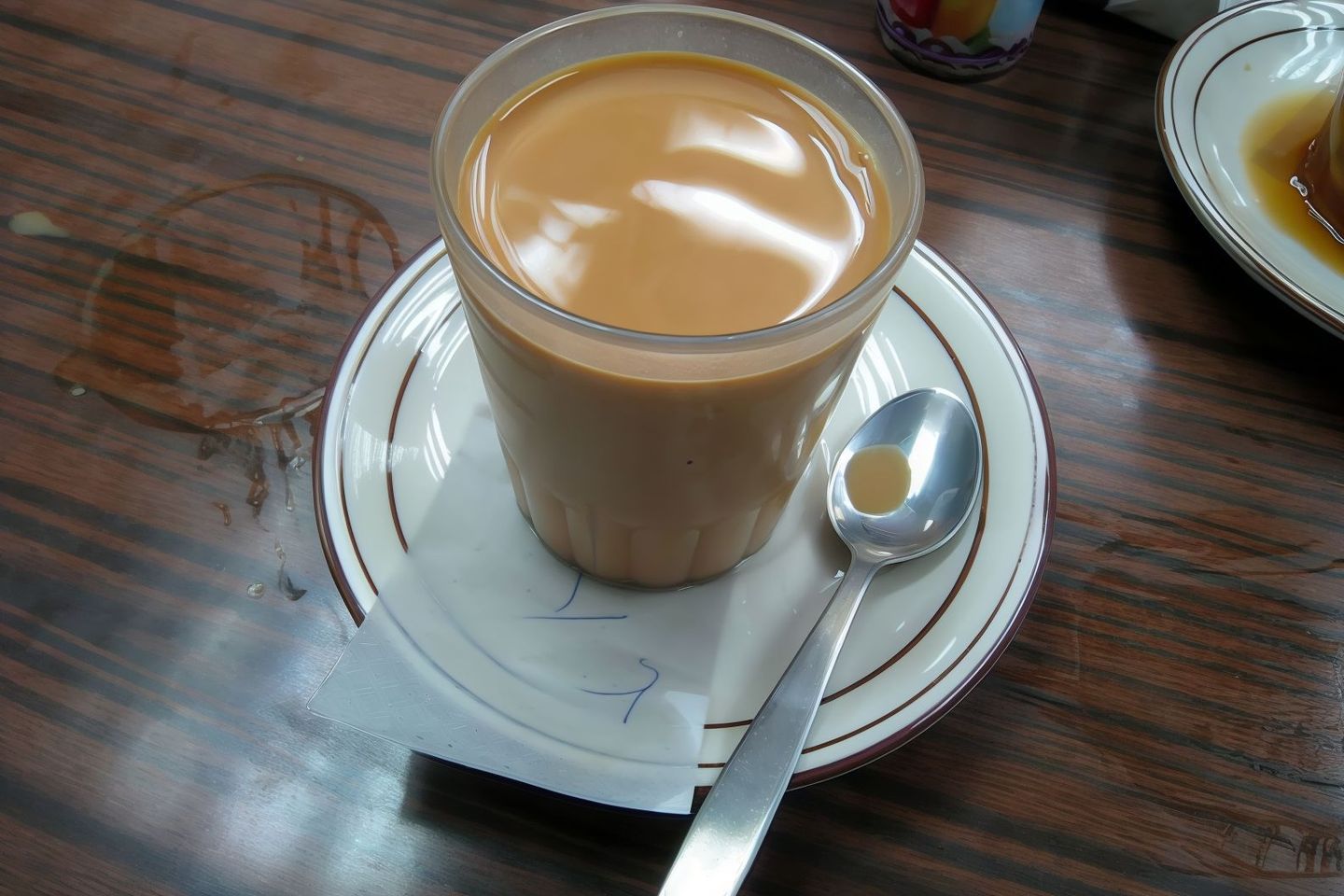 شاى حليب