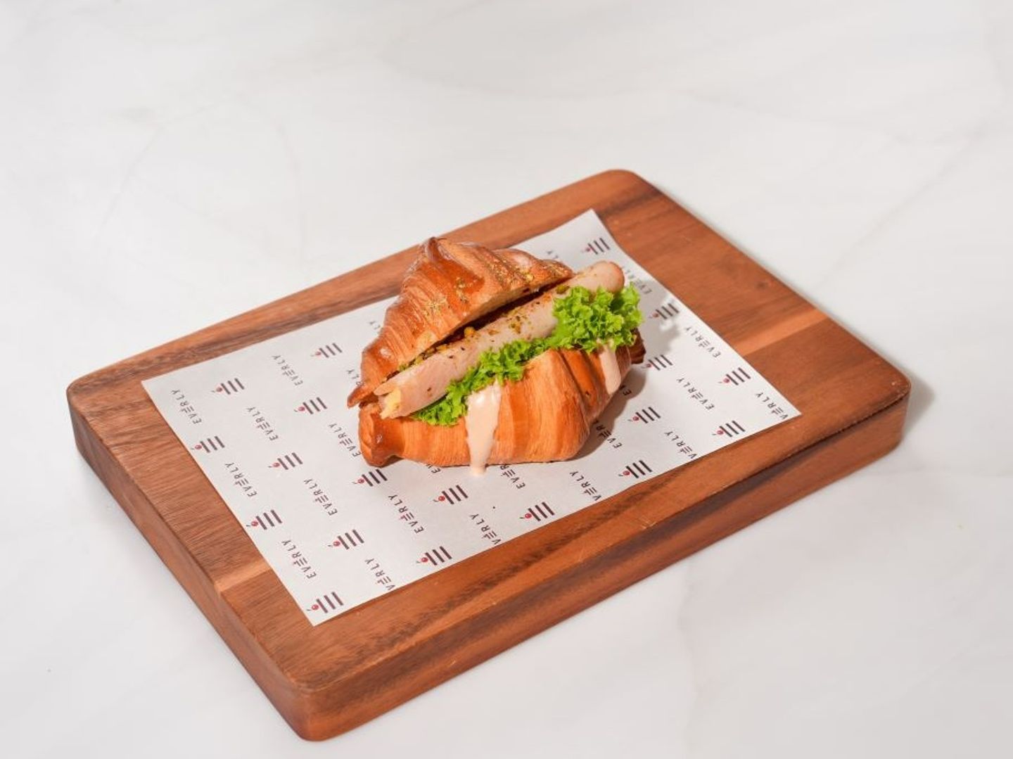 Smoked Turkey Croissant With Cheese