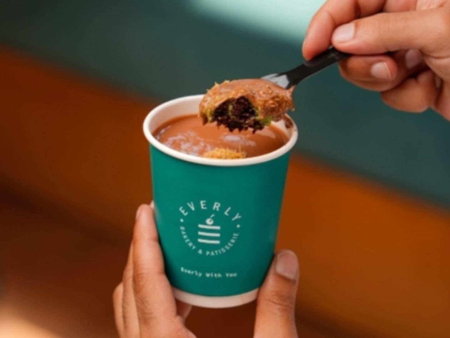 Chocolate Kunafa Pudding