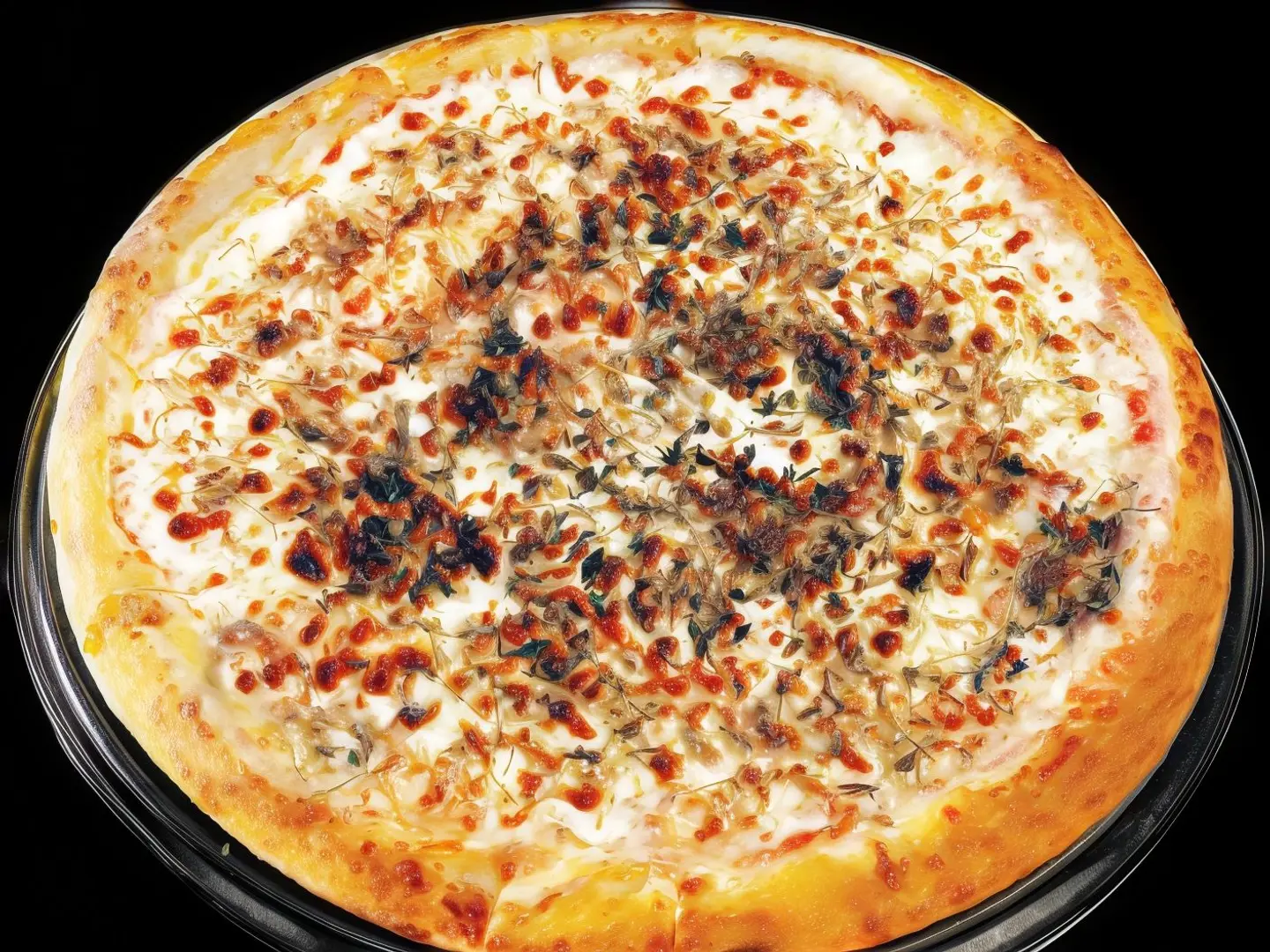 Cheese And Thyme Pizza