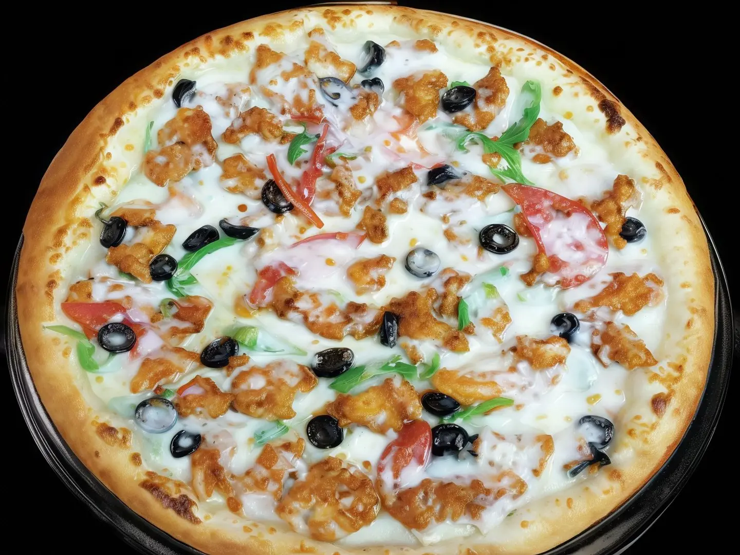 Chicken Ranch Pizza