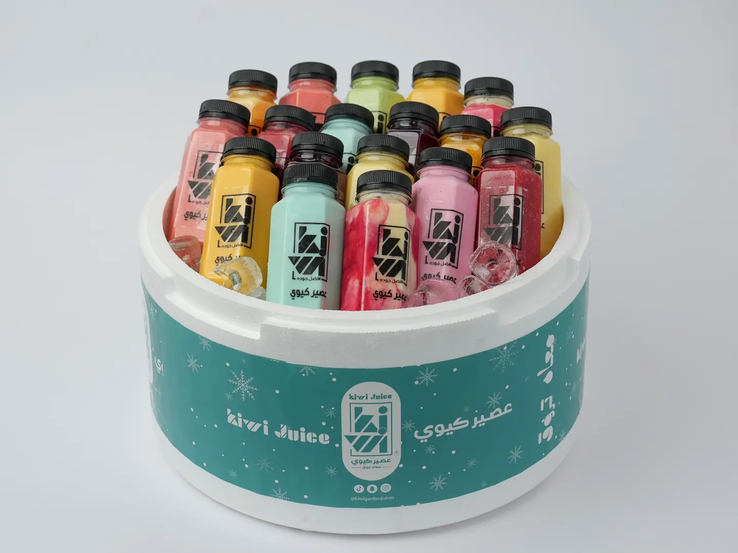 بوكس وسط عصاير 18 حبه