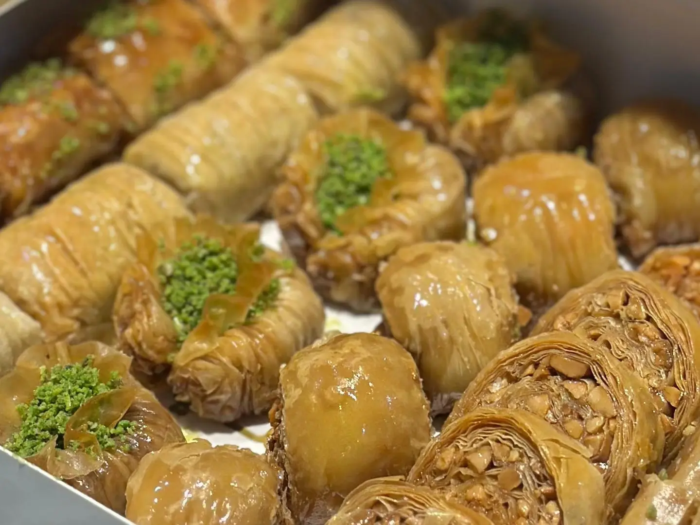نص كيلو بقلاوه شاميه
