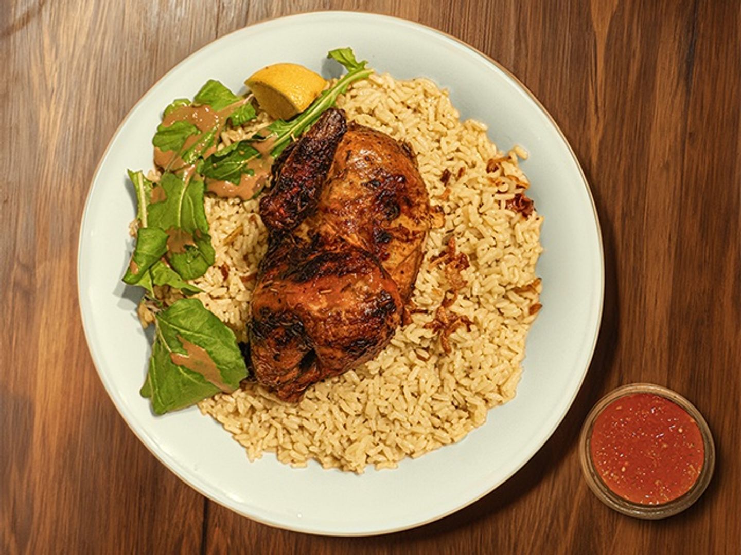 Half Chicken With Mandi Rice - Regular