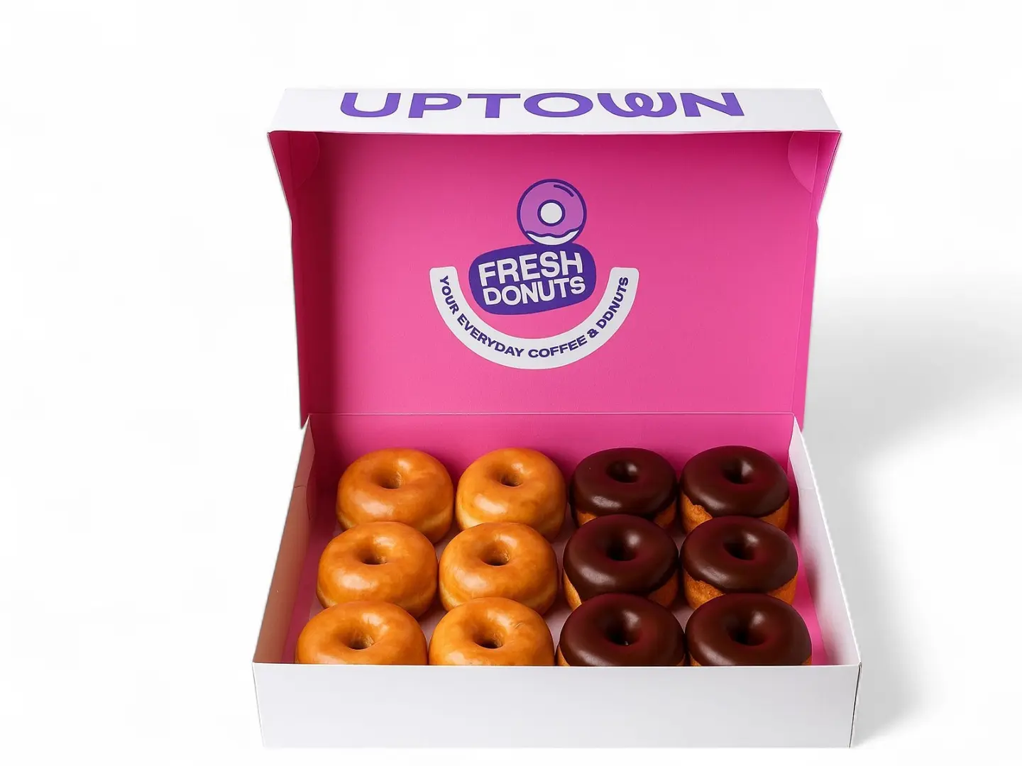 Mini Assorted Box - Mini Assorted Mix Donuts Box 12 Pieces