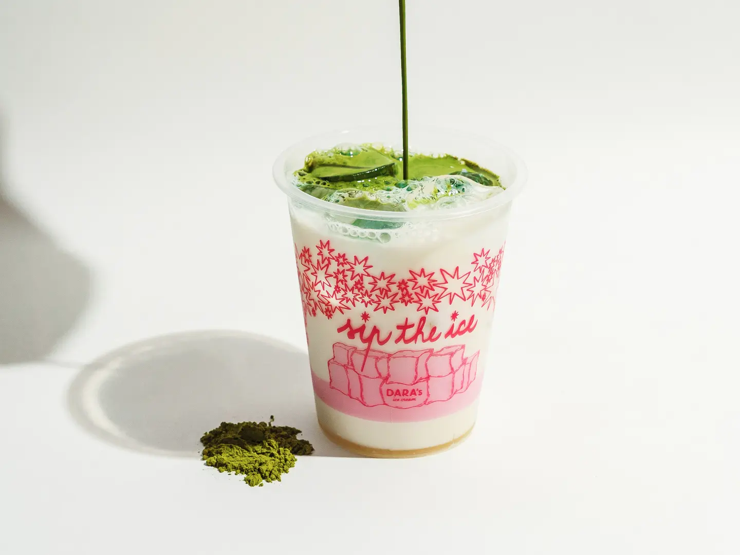 آيس ماتشا لاتيه