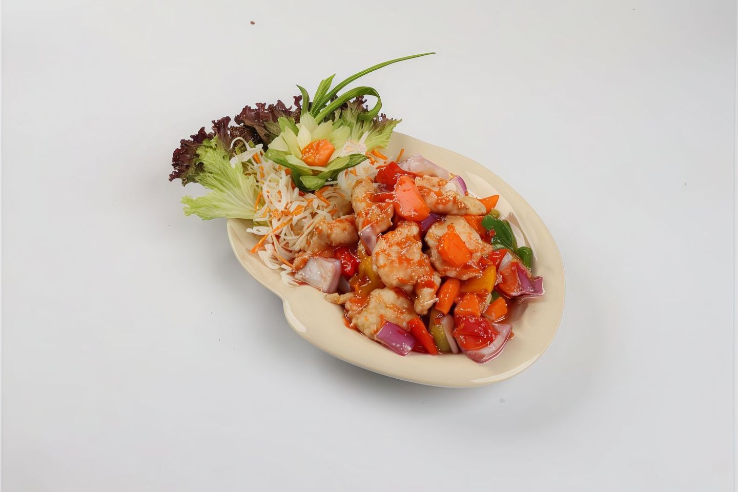 Chicken With Sweet And Sour Sauce