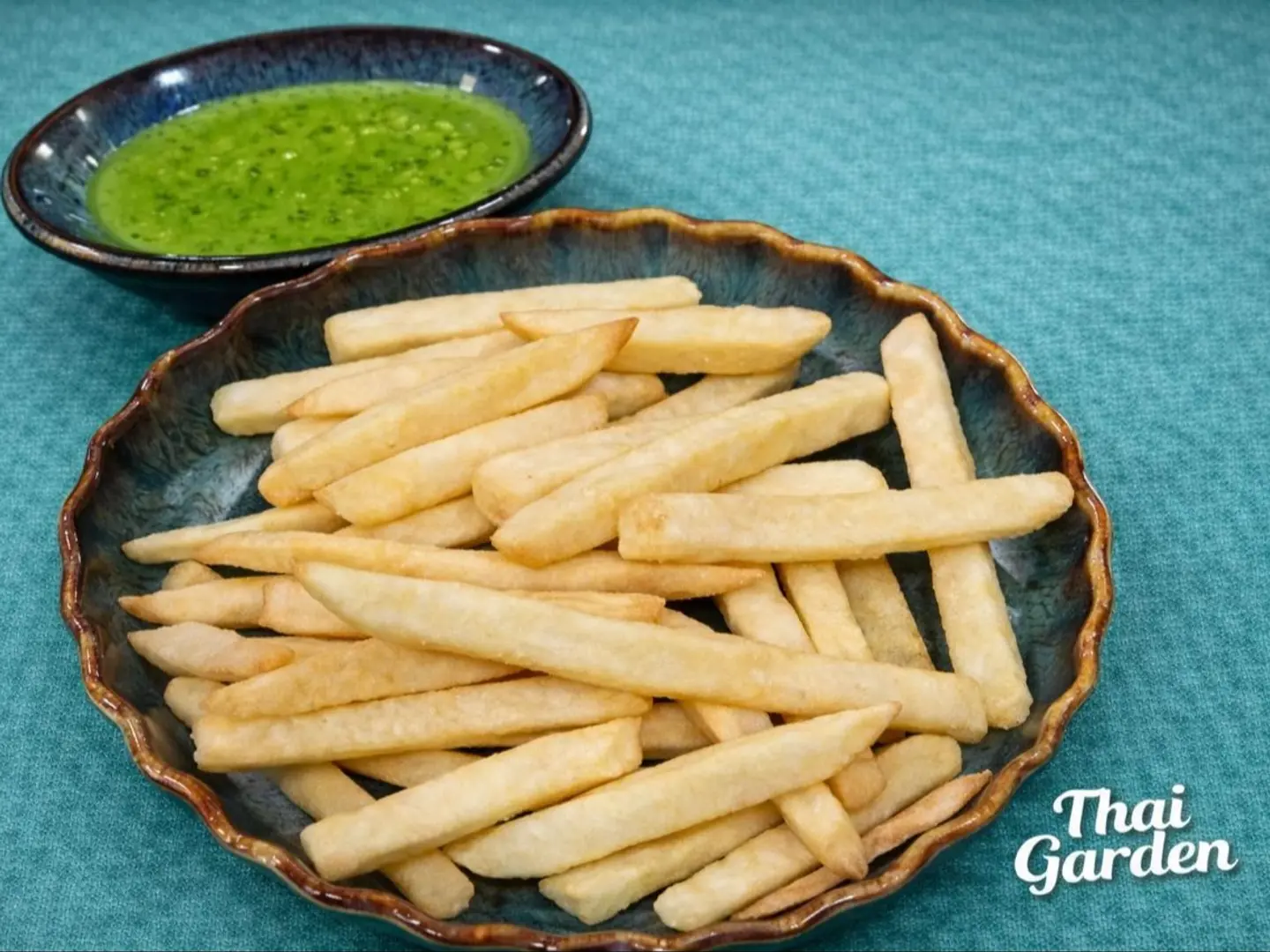 Fries Green Curry