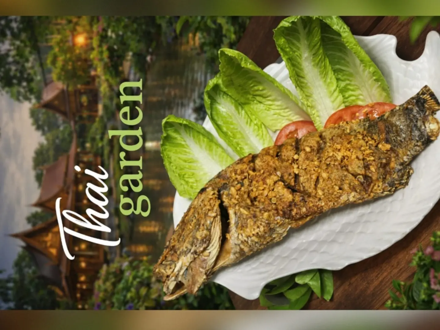 Whole Fried Fish With Crispy Garlic