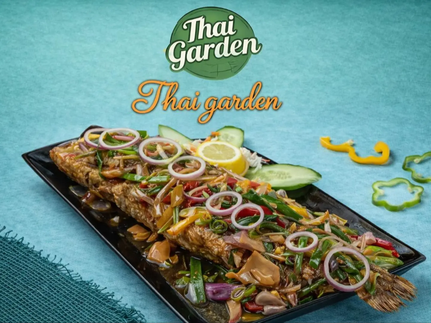 Whole Fish With Pepper And Onion Sauce