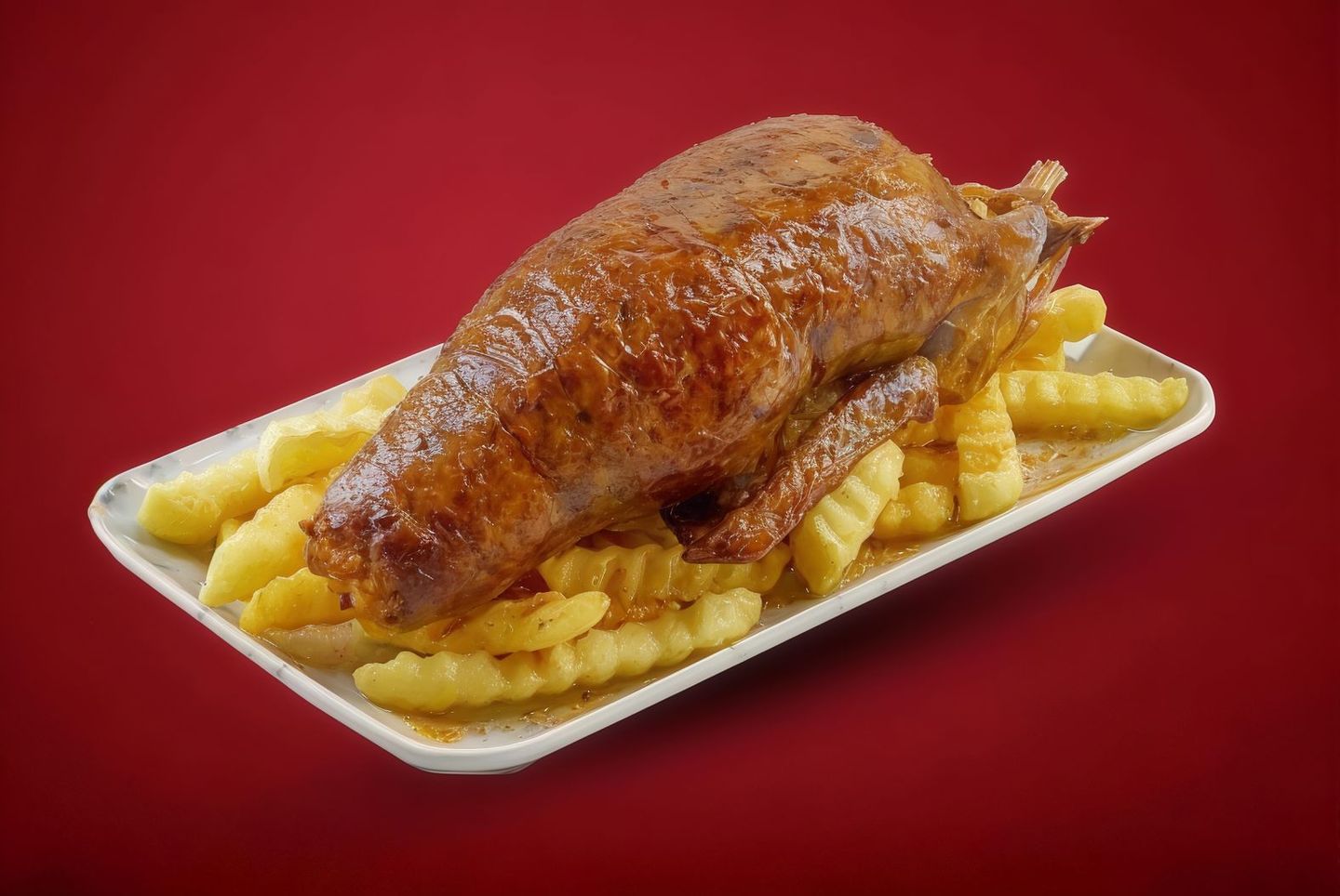 وجبة حمام محشي أرز أو فريك
