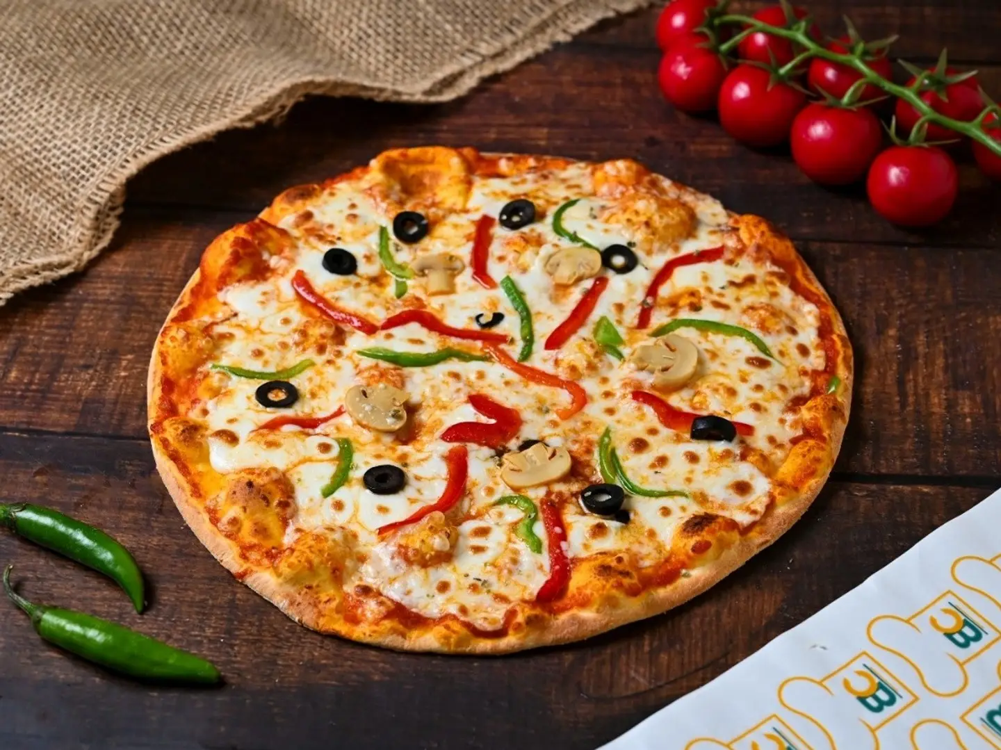 بيتزا خضارلارج