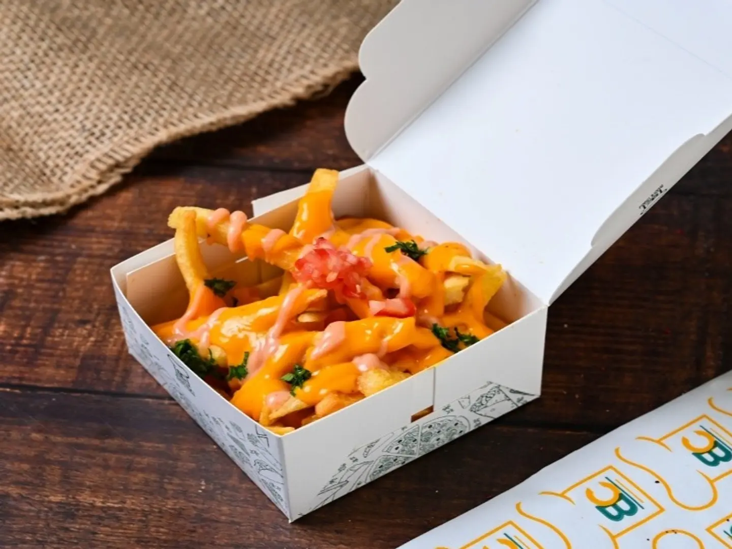 بطاطس مقلية بالجبن