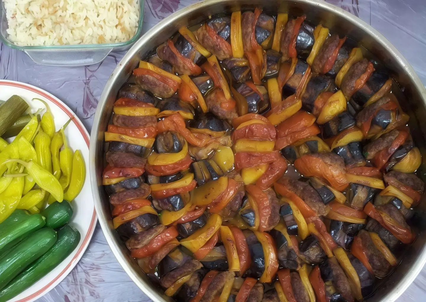 كفتة لحم بالباذنجان - 8 أسياخ