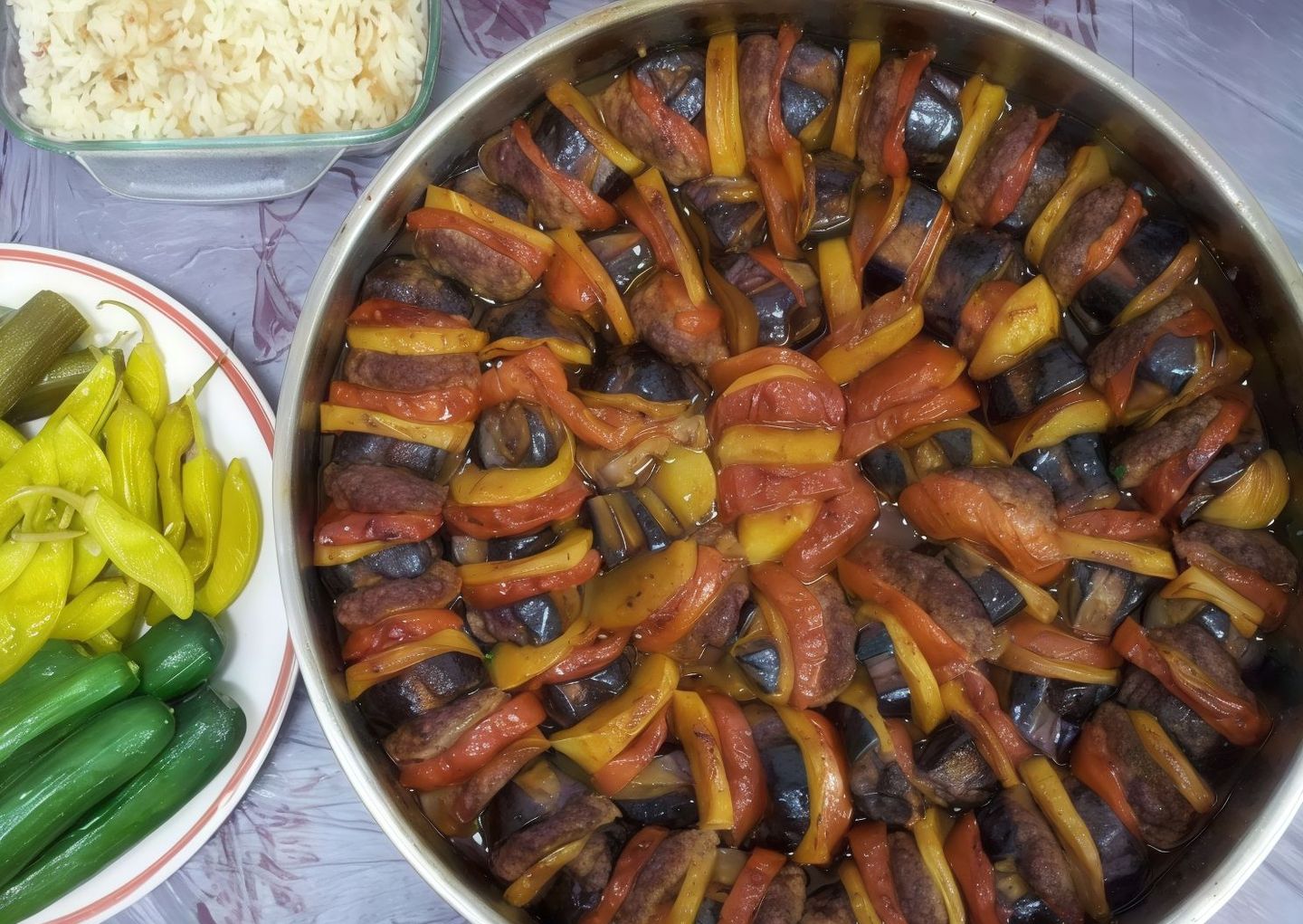 كفتة لحم بالباذنجان - 8 أسياخ