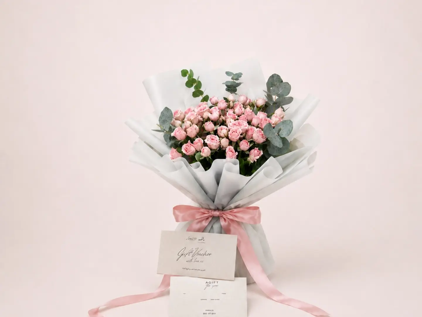Manicure & Pedicure Gift Voucher For Women From Spa29 With An Elegance Bouquet