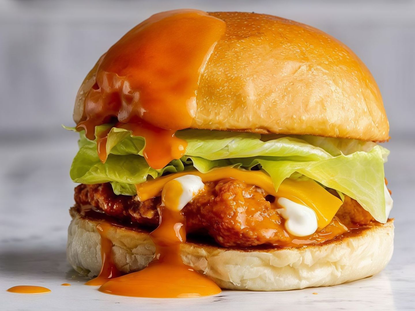 Buffalo Chicken Burger