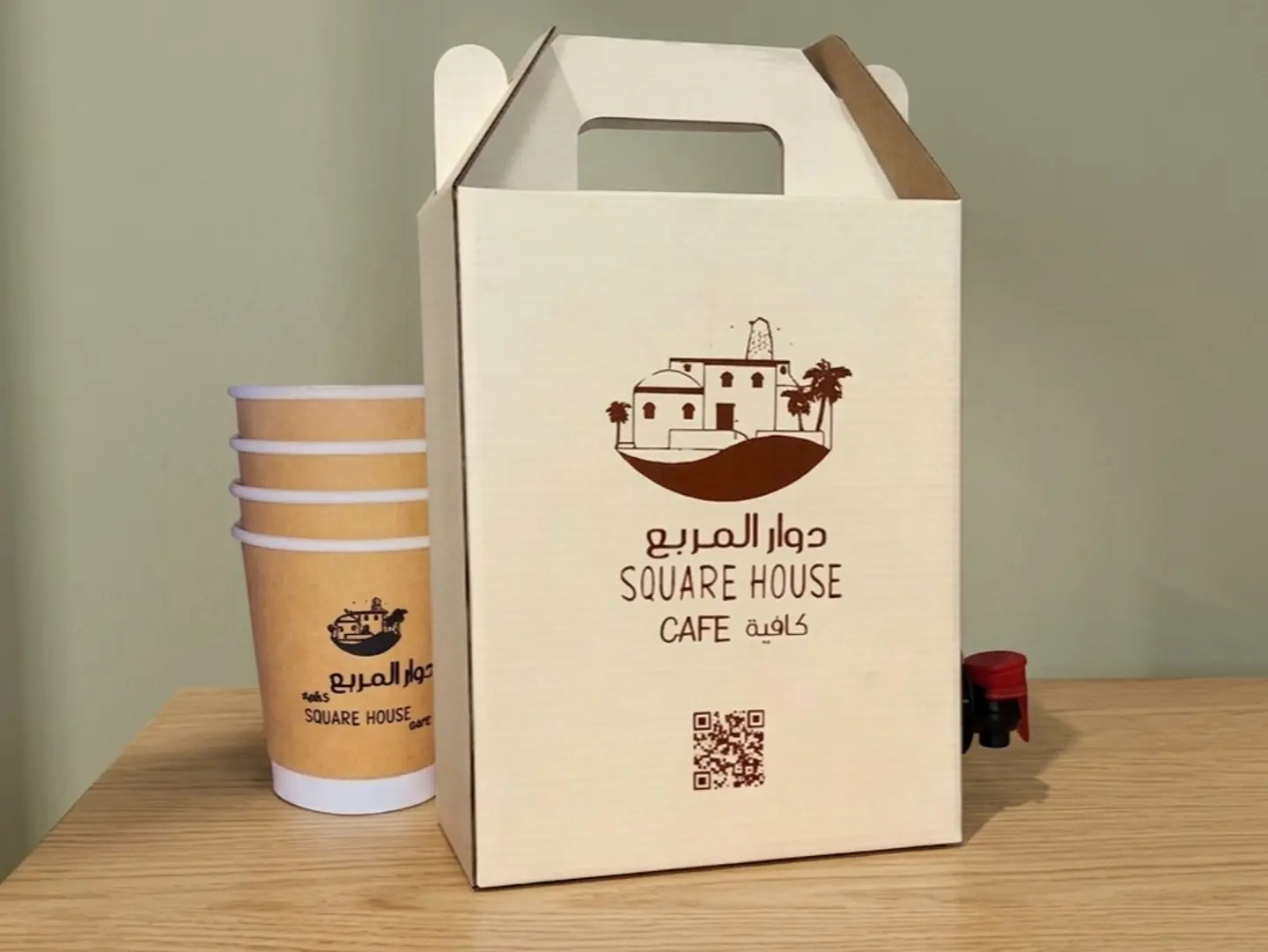 بوكس قهوة سعودي كبير