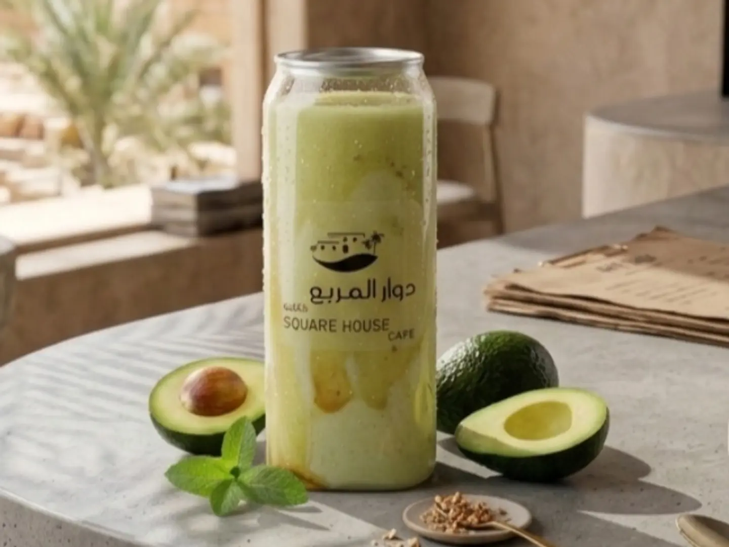 عصير أفوكادو - وسط