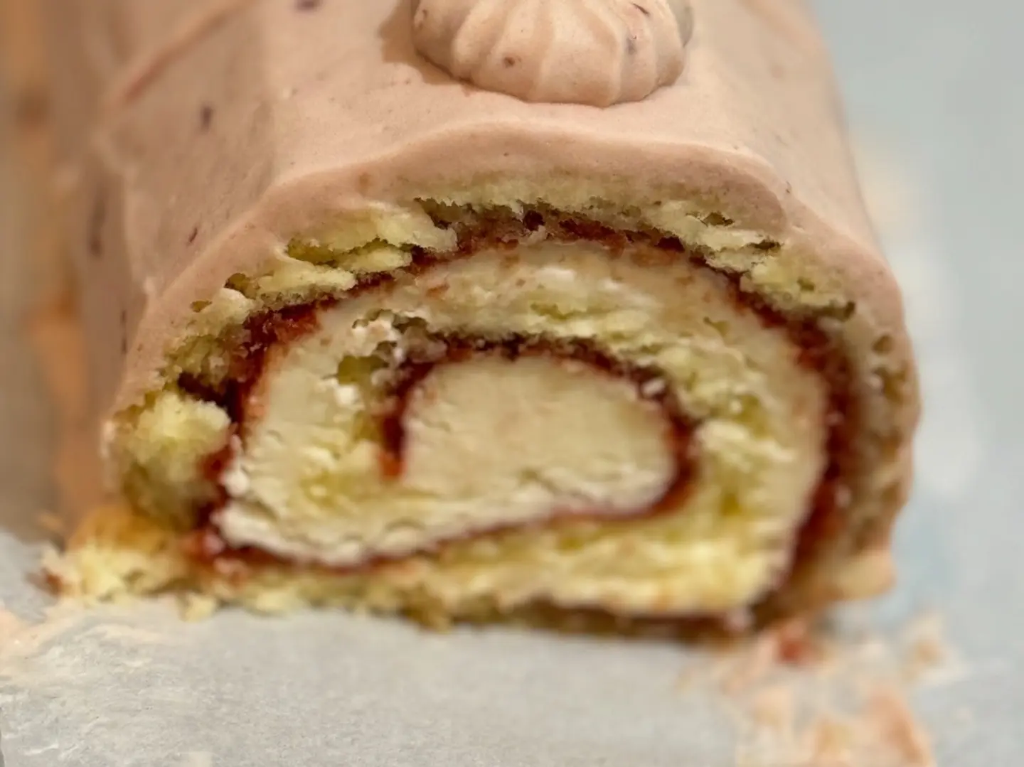 Strawberry Swiss Roll