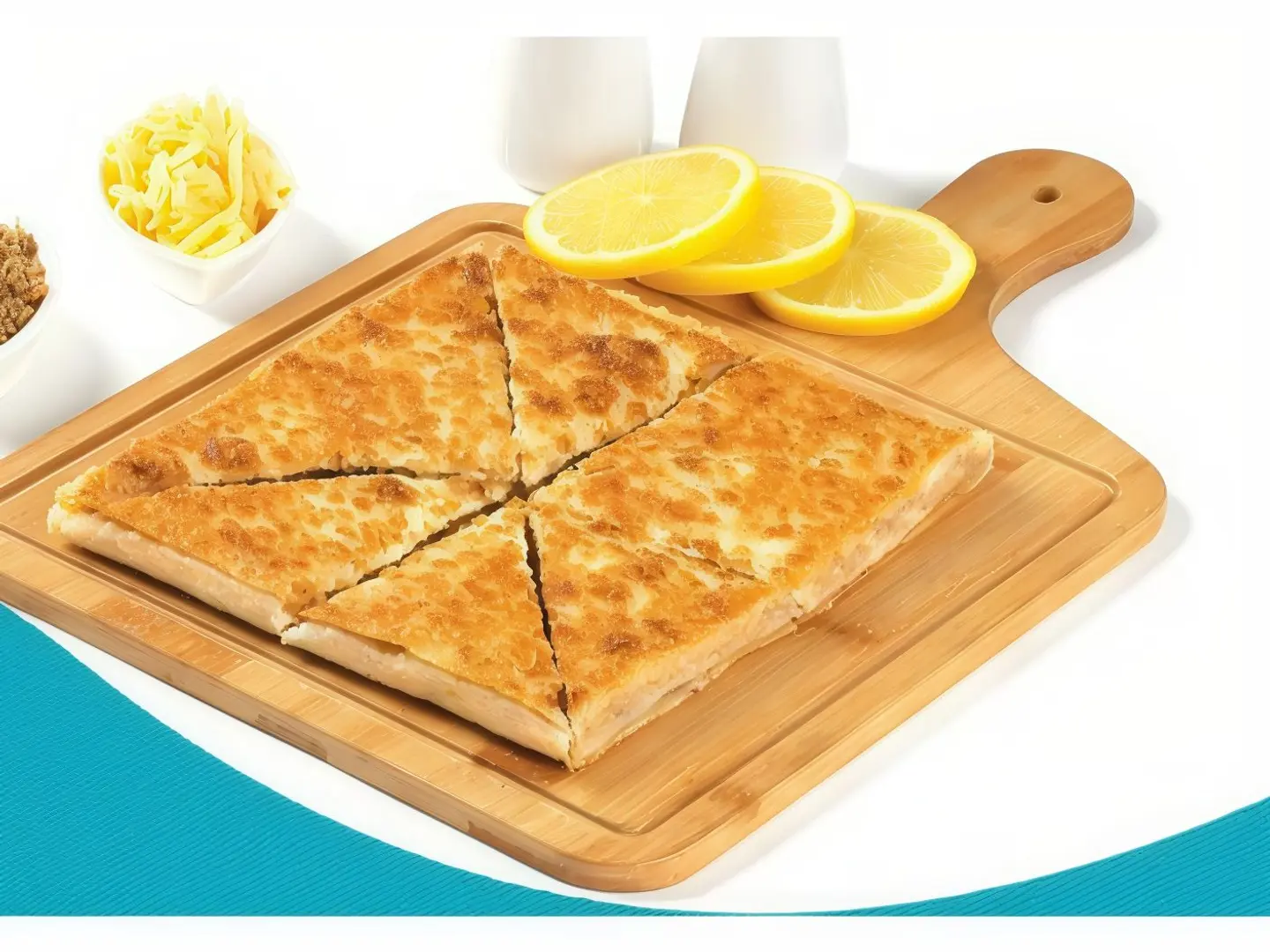 فطيرة شيدر سادة