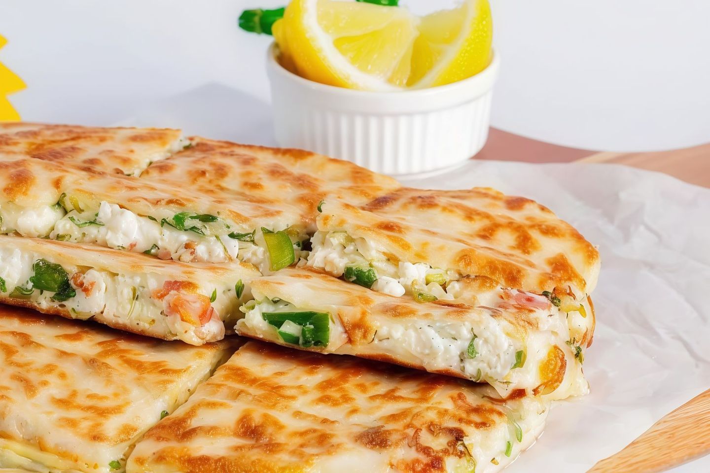 Mutabbak White Cheese And Vegetables