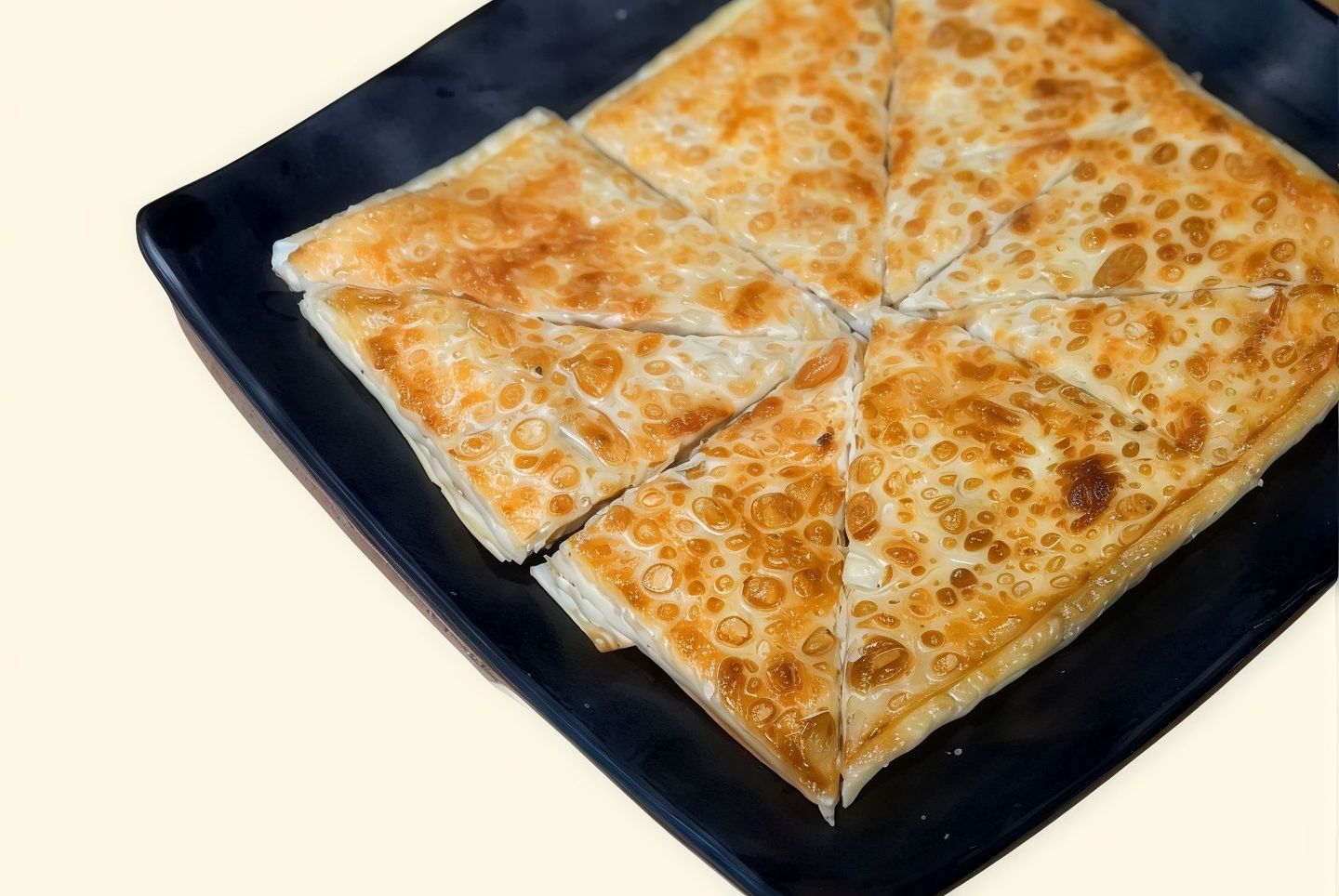 White Cheese Pie With Olive Slices