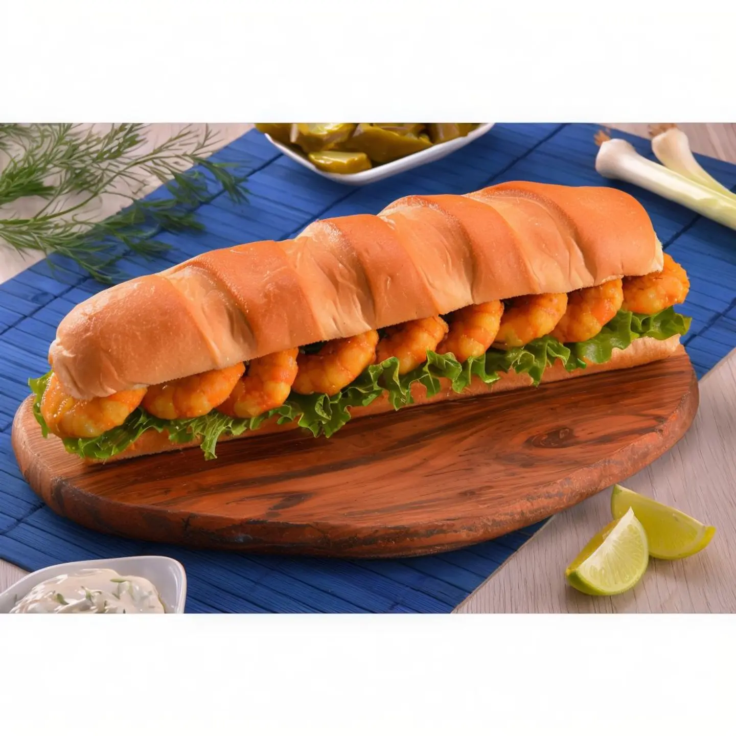 ساندوتش روبيان مقلى