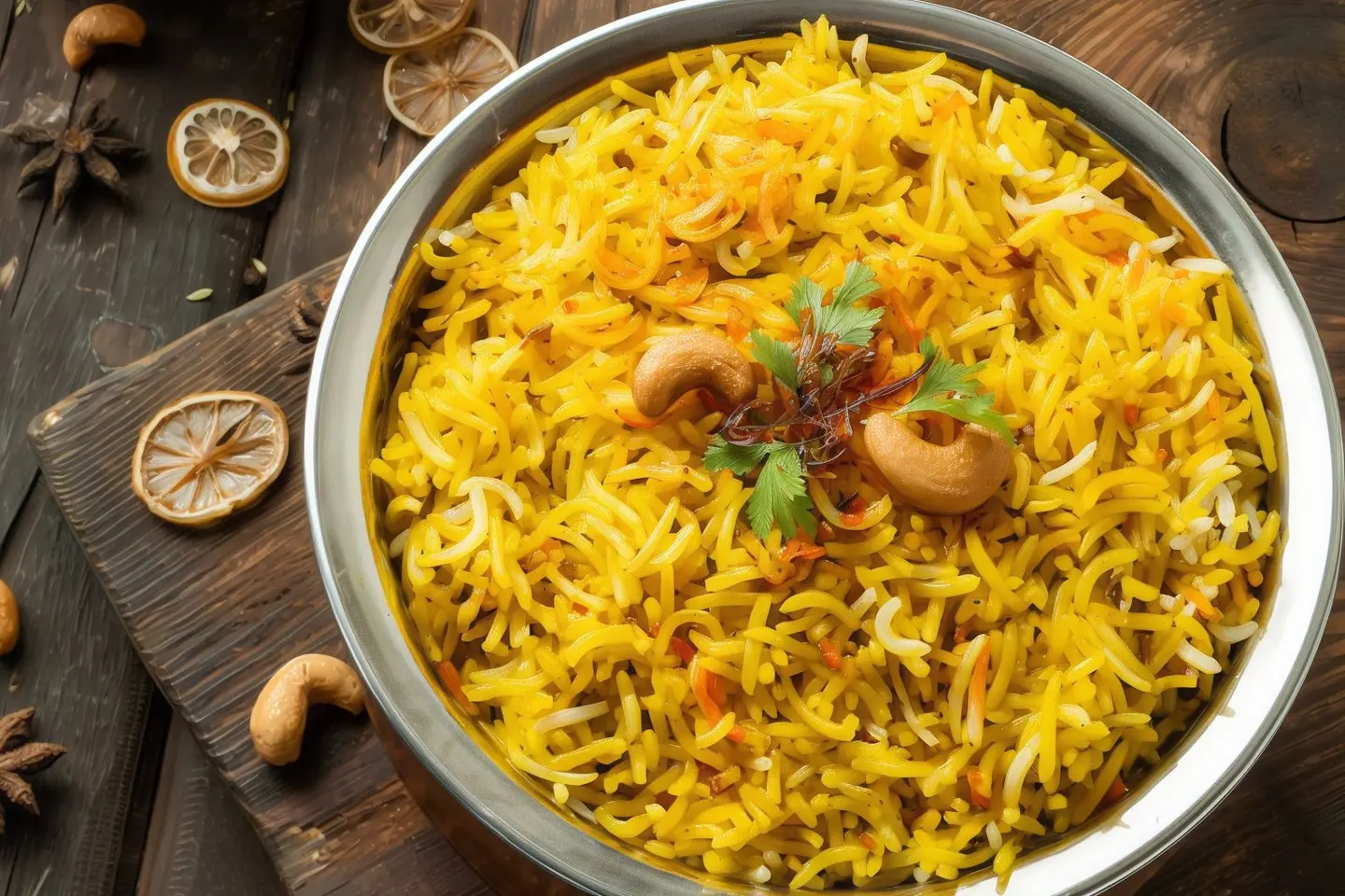 أرز بالزعفران