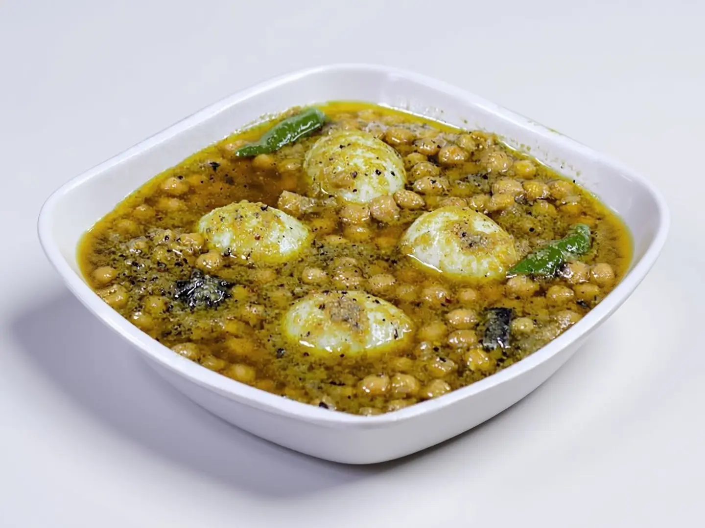 Anda Chana With 2 Roti