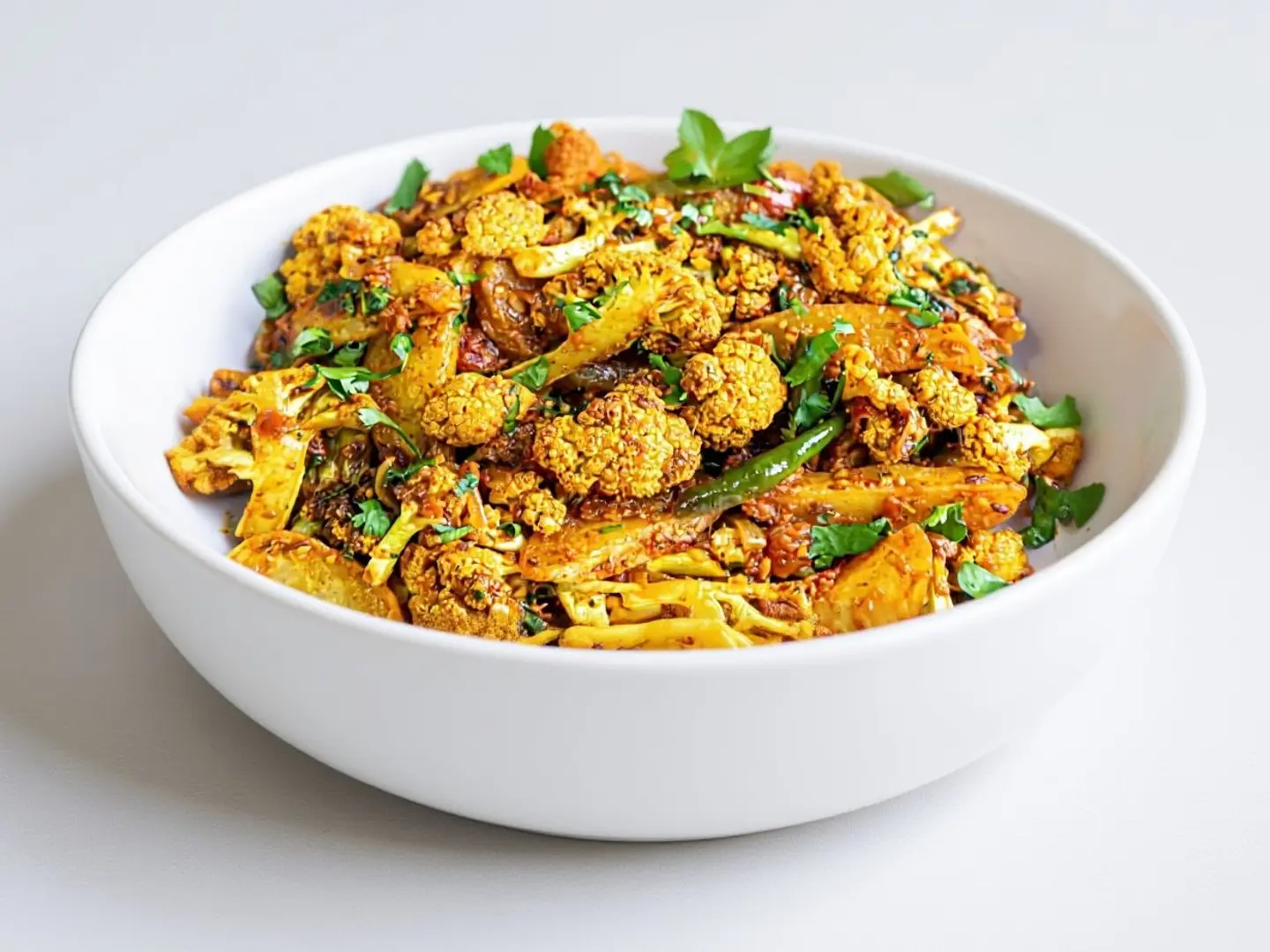 Alu Gobi Large With 3 Roti