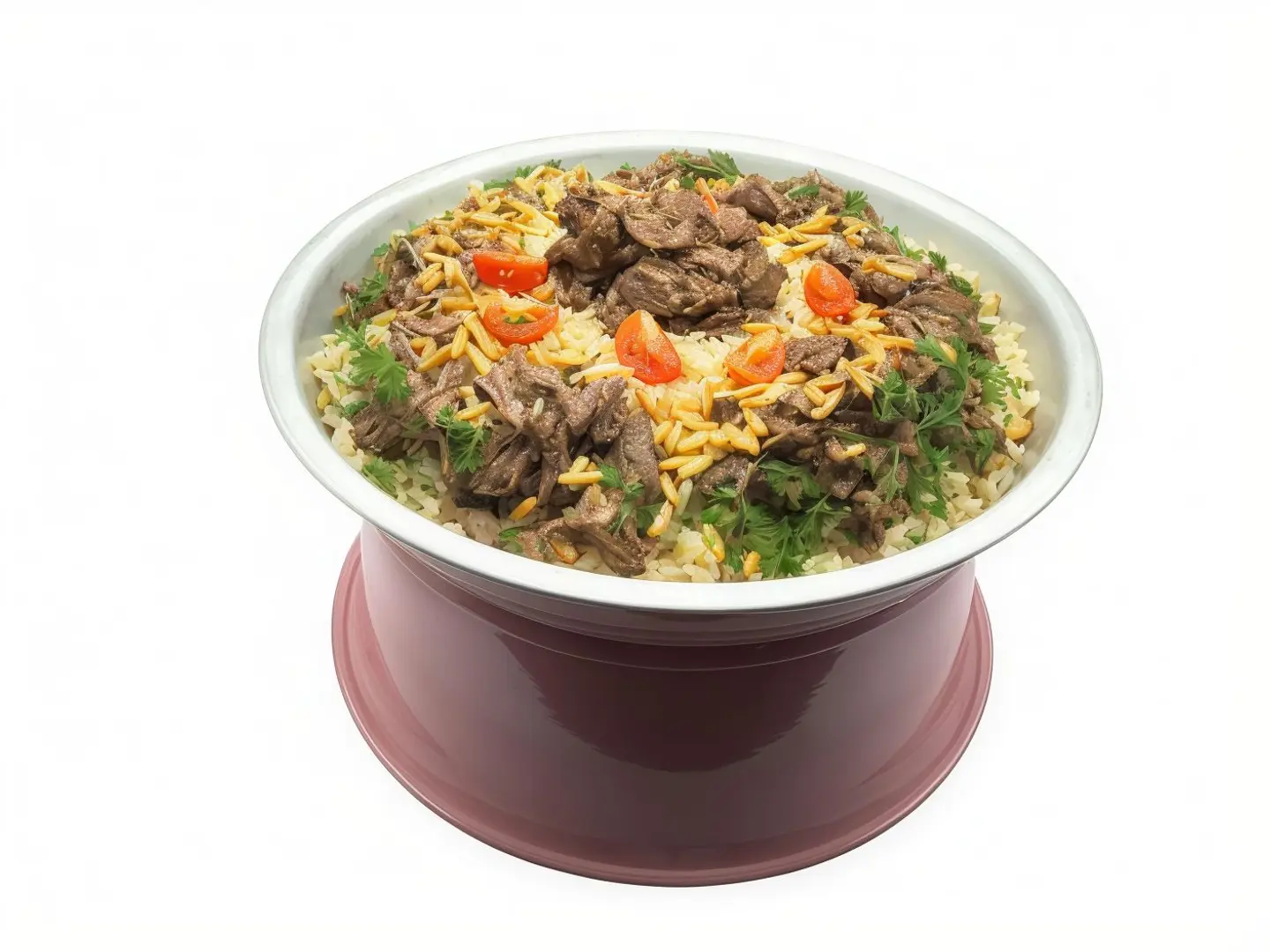 Rice With Qawarma