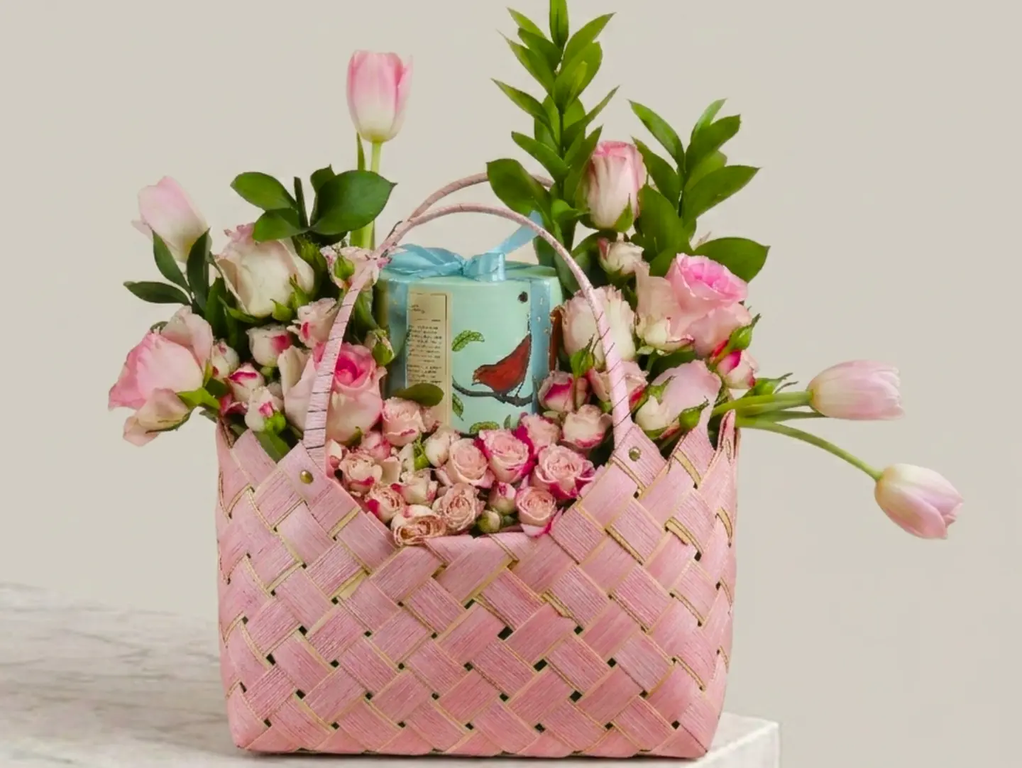 Flower Basket With Anoush Chocolate