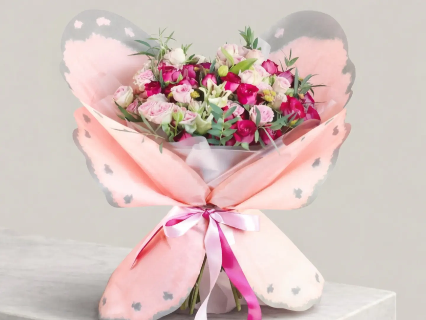 Pink Butterfly Bouquet