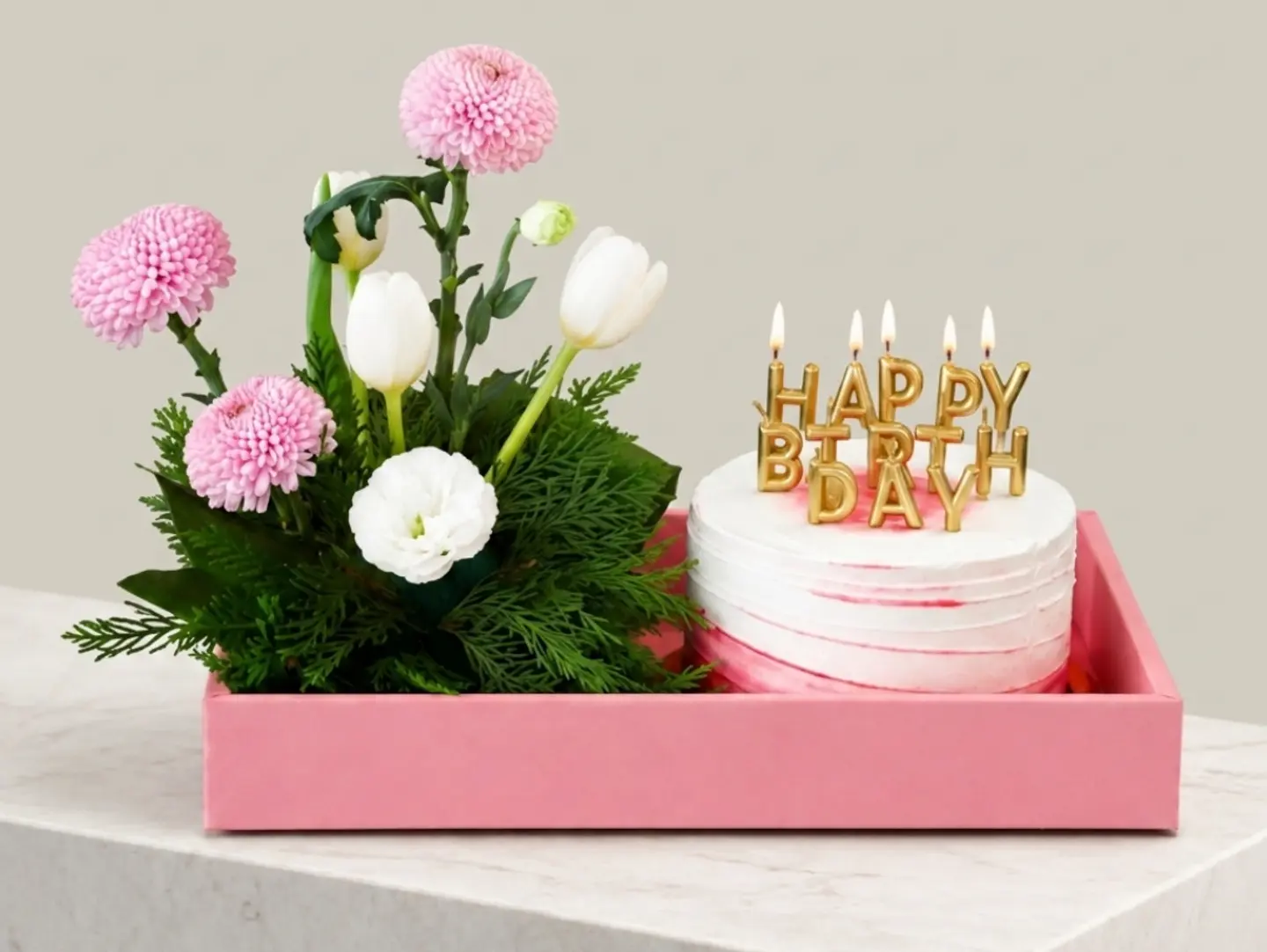 Luxury Pink Birthday Box
