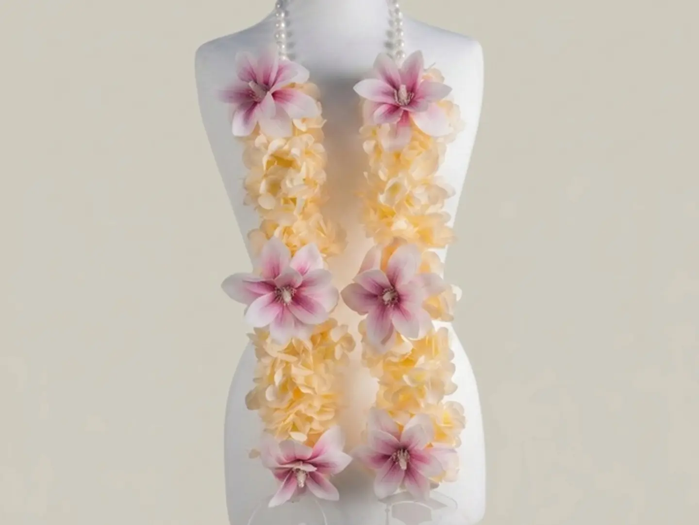 Pink Graduation Lei