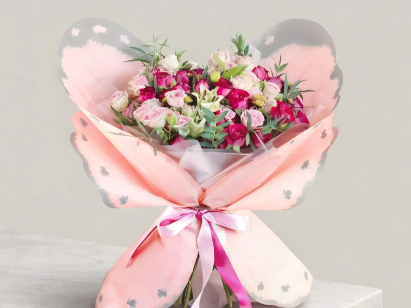 Pink Butterfly Bouquet