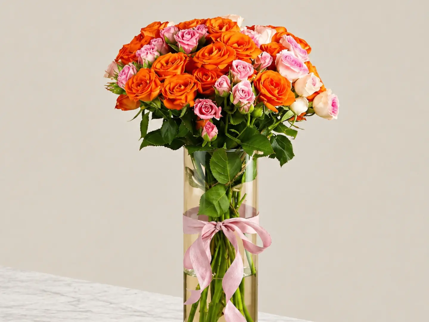Orange Blossom Vase