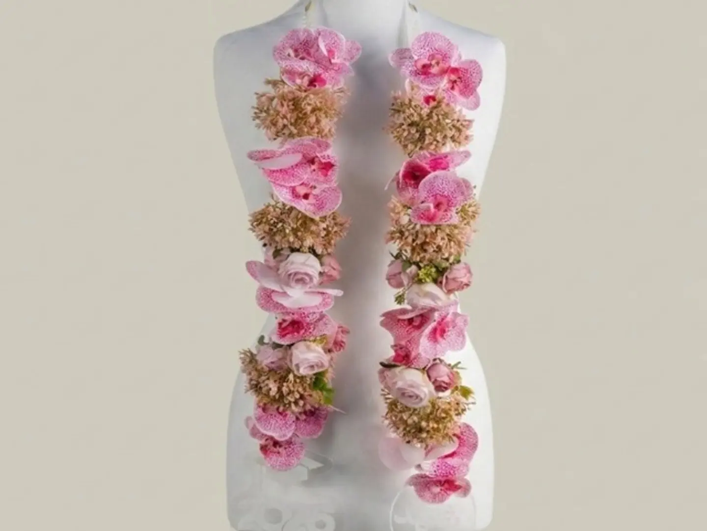 Pink Graduation Flower Crown