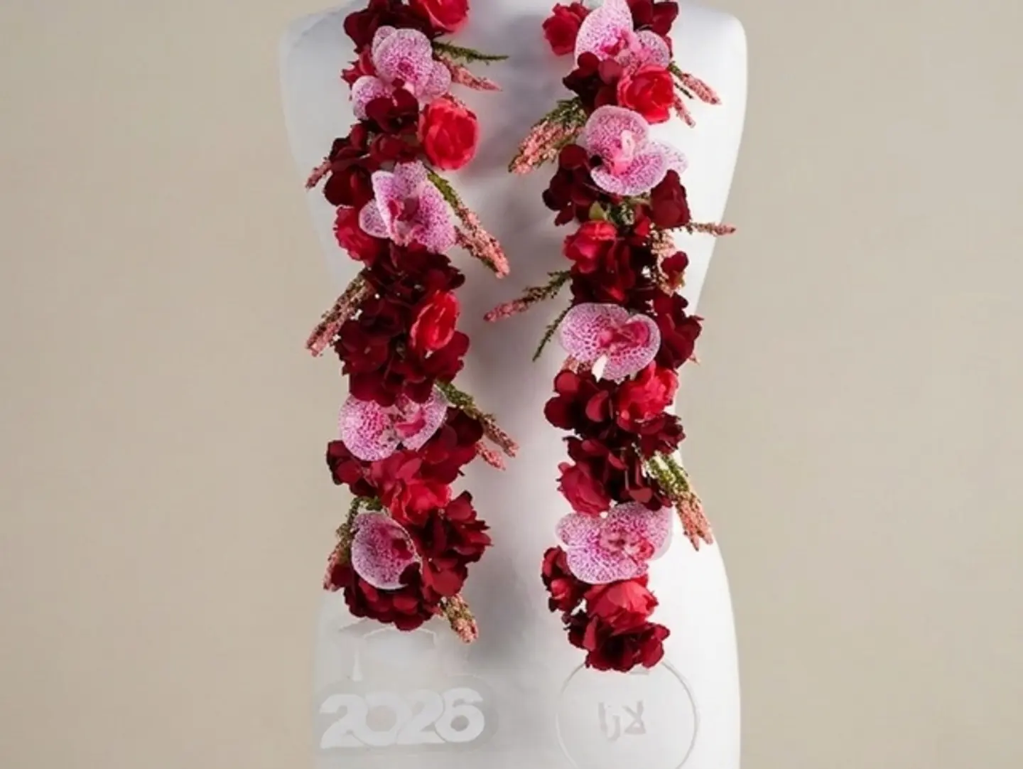 Luxury Red Graduation Crown